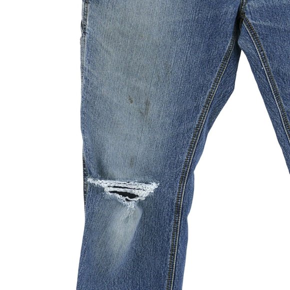 Ariat Rebar Men's M4 Low Rise Boot Blue Denim Jeans Size 34 / 34 - Picture 7 of 14